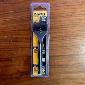 NWT Dewalt DW1586, 1-1/2" X 6" Long Spade Bit 1/4” Heavy Duty Shank DW1586